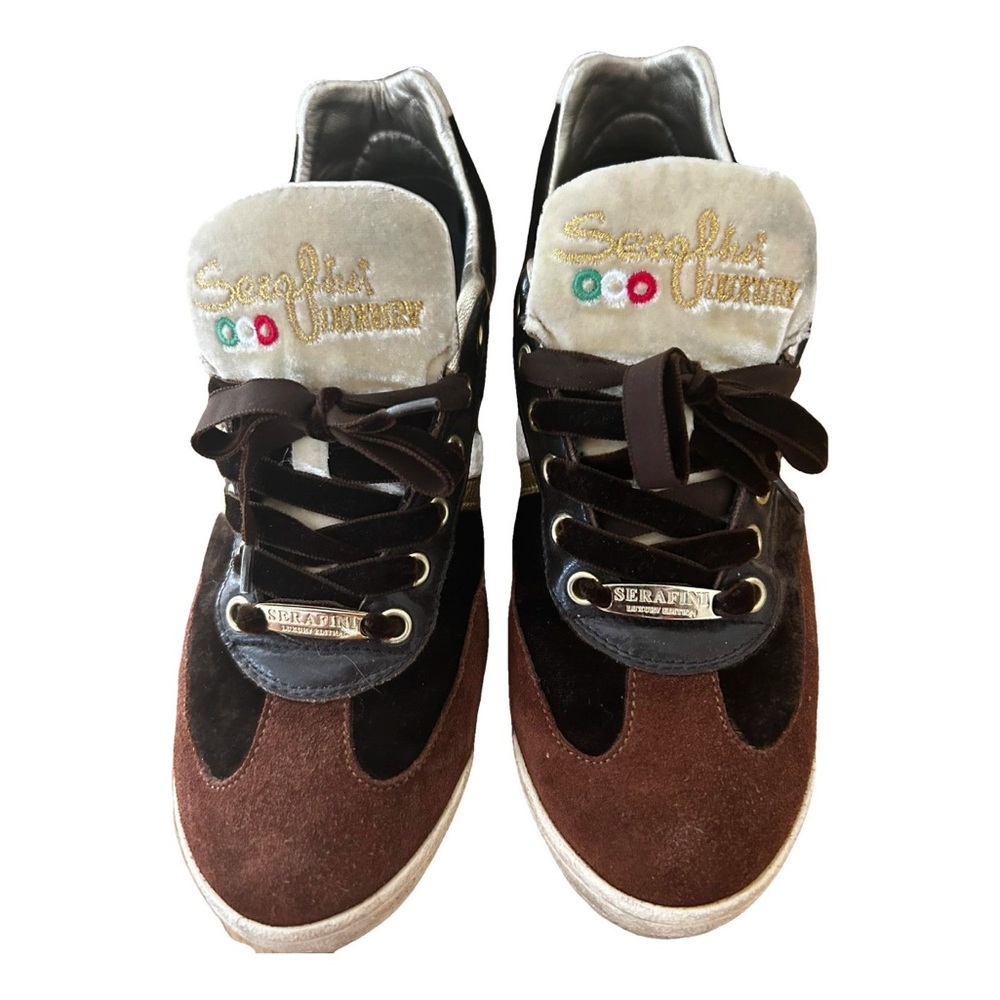 Philosophy di Lorenzo Serafini Brown and Black Sneakers